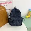 Nova mochila elegante e atraente de bolinhas para alunos do ensino fundamental II e médio, mochila casual leve de grande capacidade para meninas