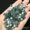 Esmeralda Natural Azul Água Grau A Alto Gelo 6mm Contas Cilindricas Atacado DIY Acessórios para Joias de Jade Pulseira Colar
