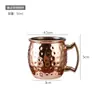 Mini Taza de Cobre Pequeña Tambor Taza Moscow Mule Portavasos de Madera Taza de Cóctel Portavasos Bala
