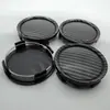 Calota integrada T75 fibra de carbono imitação diâmetro 74MM capa central fibra de carbono xadrez preto capa de cubo de roda capa de sistema de cor nova