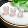 Pó natural cristal violento urso acessórios artesanais pulseira faça você mesmo moda jóias acessórios ZW174