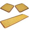 Cojín de bambú para coche carbonizado tapete de verano tapete de mahjong artefacto refrescante de verano cuentas de madera funda de cojín de asiento universal todo incluido