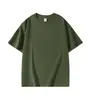 Camiseta de Algodón con Hombro Caído de Manga Corta con Cuello Redondo Color Sólido Ropa de Grupo Ropa de Clase para Hombres y Mujeres Viaje Diario