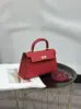 Elegante bolso Kelly con hebilla plateada y diseño de mano 2026 nueva moda para mujer, bolso de mano de segunda generación con hebilla dorada, bolso de hombro y cruzado