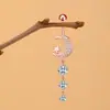 E-commerce Transfronteiriço da Amazon Mais Vendido Anel de Umbigo Lua com Zircônia Incrustada em Cobre Prego de Umbigo Joia de Piercing Corporal em Aço Inoxidável