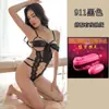 Qiaochu nueva lencería sexy tirante sexy tirante hueco lazo mono uniforme de encaje transparente para llevar
