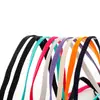 Corda Plana Oca de 8mm Acessórios para Vestuário Atacado Colorido Cordão Elástico para Cós de Roupa Esportiva Corda Plana Oca de Poliéster