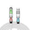 Coluna de Luz de 2m Indicador Luminoso Quatro-em-Um Carregamento Rápido Tipo-C Cabo de Dados de 1m Indicador Luminoso Dois-em-Dois
