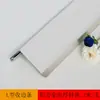 Luz de Techo Integrada Quilla de Acero Acero Inoxidable Materiales para Techos Suspendidos Paneles con Hebilla de Aluminio Juego Completo Tiras de Acabado Accesorios para Quilla Triangular