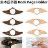Soporte de Madera para Páginas de Libros con Pinza para el Pulgar Transfronterizo Portátil Soporte para Lectura Perezosa Accesorio Prensa para Libros de Madera de Haya Maciza Pinza para el Dedo Fabricante