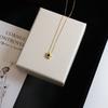 Mayflower ~ S925 Banhado a Prata 18K Ouro Avançado Sentimento Temperamento Clavícula Cadeia Requintado Simples Pétala Pingente Clavícula Cadeia Feminina