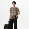 Chal sin mangas hueco retro americano desgastado 2026 Diseño de verano para hombre Marca de moda High Street Top Deportivo de Street Dance