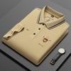 2025 Nueva Camisa Polo de Verano Paul para Hombre de Manga Corta de Algodón con Cuello de Solapa Moda Casual de Negocios Top Ajustado