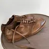 Zapatillas de Entrenamiento Alemanas Melard Vintage de Punta Cuadrada Otoño 2025 Nuevas Versátiles Casuales Zapatillas de Nicho Retro para Mujer