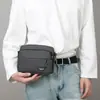 Maletín unisex, bolsa de tela Oxford de nailon a prueba de salpicaduras, bolso bandolera para hombre, bolsa de cajero multibolsillo, bolsa casual