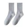 Meias Esportivas Masculinas para Primavera e Verão, Estilo Versátil Tendência para Casais, Pretas, Brancas, Cinzas Curtas, Médias e Altas, Meias Masculinas Plus Size para Atacado