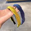 Diadema de terciopelo de colores con torsión y forma de cruz, pasador para el pelo para mujer, versátil, corona alta, para salidas retro, esponja, nueva diadema
