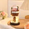 520 Regalo del Día de San Valentín Ramo de Jabón de Rosas Regalo de Cumpleaños Flor Eterna Luminosa Adornos de Decoración de Escritorio