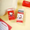 Conjunto de Mini Grampeador Série Hello Kitty Desenho Animado Material Escolar Estudante Organizador de Documentos Ferramenta de Encadernação para Escritório Estudo