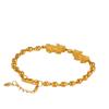 Pulseira de Três Peças Pixiu Duplo Banhada a Ouro Latão Ouro de Areia Vietnamita Pixiu Casal Pulseiras Masculinas e Femininas Fábrica Fornecimento Direto