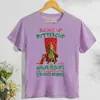 Camiseta de manga corta de verano con estampado de mascota de dibujos animados para personas tontas, chaqueta de manga corta para hombre y mujer, comercio exterior transfronterizo