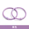 Clips para carpetas de colores al por mayor, anillos para calendario de escritorio lacados de 30 mm, anillos para carpetas