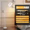 Lámpara de pie para mesita de noche de dormitorio estilo Ins Lámpara de mesa romántica para el hogar estilo crema Lámpara de ambiente para rincón de sala de estar popular