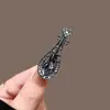 Pinzas para el Cabello con un Toque de Lujo, Exquisitos Accesorios para el Cabello, Pinzas Laterales Brillantes con Pedrería para Flequillo, Pasadores, Pinzas de Moño, Adornos para el Cabello