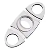 Directo de Fábrica juego de fumar de metal tijeras doble hoja herramienta portátil para cigarros diámetro 32mm Tijeras para cigarros