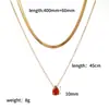 Collar con Piedra de Nacimiento de Diciembre Estilo Ins Transfronterizo para Mujer, Cadena para Clavícula con Colgante de Circonita de Moda, Acero Inoxidable
