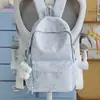 Mochila casual estilo cartoon coreano para mulheres, leve, de grande capacidade, mochila escolar estudantil versátil, mochila estilosa para viagens e deslocamento