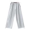 Moda Elegante Contraste Cor Costura Macacão Feminino Verão Novo Solto Perna Larga Slim Casual Calças Esportivas S20532