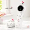 Ventilador de mão mini sem pás Hello Kitty fofo, desenho animado, menina, portátil, recarregável, mini ventilador silencioso, atacado