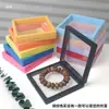 Caja de Exhibición de Película PE con Suspensión Caja de Almacenamiento de Joyería Caja de Joyería Transparente para Coleccionables, Joyería, Anillos, Pulseras y Brazaletes Caja de Empaque