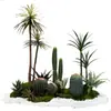Cactos e Suculentas Artificiais Atacado para Paisagismo, Paisagens com Plantas Falsas Tropicais e Desérticas