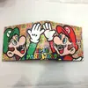 1 Periférico de Juego Popular Billetera de Mario Super Mario Pu 80% de descuento Corta Soporte para Tarjetas de Almacenamiento Billetera para Monedas Billetera