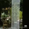 Gaze de Fundo Foto Dopamina Toalha de Mesa Cortina de Casamento ao Ar Livre Decoração Toalha de Mesa de Casamento Rosa Metabo