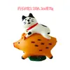Ornamentos de Gato Japonês Zakka Livraria Presentes para Estudantes Acessórios de Decoração de Brincar Modernos Artesanato de Resina de Sapo Pequenos Ornamentos