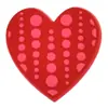 Accesorios de Corazón Rojo para el Día de San Valentín Parche Suave de PVC Accesorios para el Cabello Funda para Teléfono Celular Flor para Zapatos Joyería DIY Accesorios de Bolígrafo Publicitario