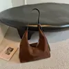 Bolsa grande de leopardo relaxed para mulheres, nova bolsa de ombro de camurça vintage 2026 para trabalho e deslocamento