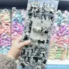 Grampo de Cabelo Laço de Pérola e Strass Dongdaemun Coreano Elegante Clipe Lateral para Mechas Franja Acessório de Cabelo