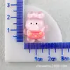 Zuecos de Resina con Agujeros para Niños Llavero DIY Señal de Estacionamiento Conejo Gato de Dibujos Animados Materiales Accesorios