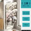 El fabricante suministra estante multifuncional para tapas de ollas sin taladro, estante de almacenamiento de cocina montado en la pared, organizador de tablas de cortar