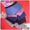 Calzoncillos tipo bóxer deportivos cómodos transfronterizos para mujer, ropa interior de color liso transpirable adecuada para el uso diario y el fitness