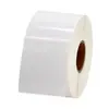 Papel Blanco Brillante para Etiquetas de Mascotas 50-100 Mascotas Blanco Autoadhesivo Papel de Impresión Resistente a Altas Temperaturas Resistente al Desgarro Pegatinas de Etiquetas