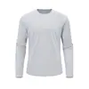 Camiseta esportiva de manga comprida de secagem rápida para comércio exterior em estoque tamanho europeu manga comprida esportiva outono e inverno ao ar livre manga comprida esportiva secagem rápida camiseta masculina