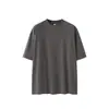 Ropa para Hombre Jie Zhan Camiseta de Manga Corta de Algodón Pima Dorado 2026 Verano Ligera Absorbente de Humedad y Transpirable Camiseta de Algodón Puro para Hombre Personalización