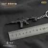 Chaveiro Shuojie Delta K437 Rifle de Assalto Pingente de Liga Arma Militar Adereço Acessório de Jogo