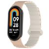 Correa de silicona magnética para reloj Mi Band 8, dos colores, repuesto deportivo