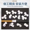Accesorios para Juntas de Tubería de Plástico de Aluminio Tubería de Agua Solar Nailon 4 Puntos 6 Puntos Codo Directo T Tres Vías Válvula Conmutadora Calentador de Agua